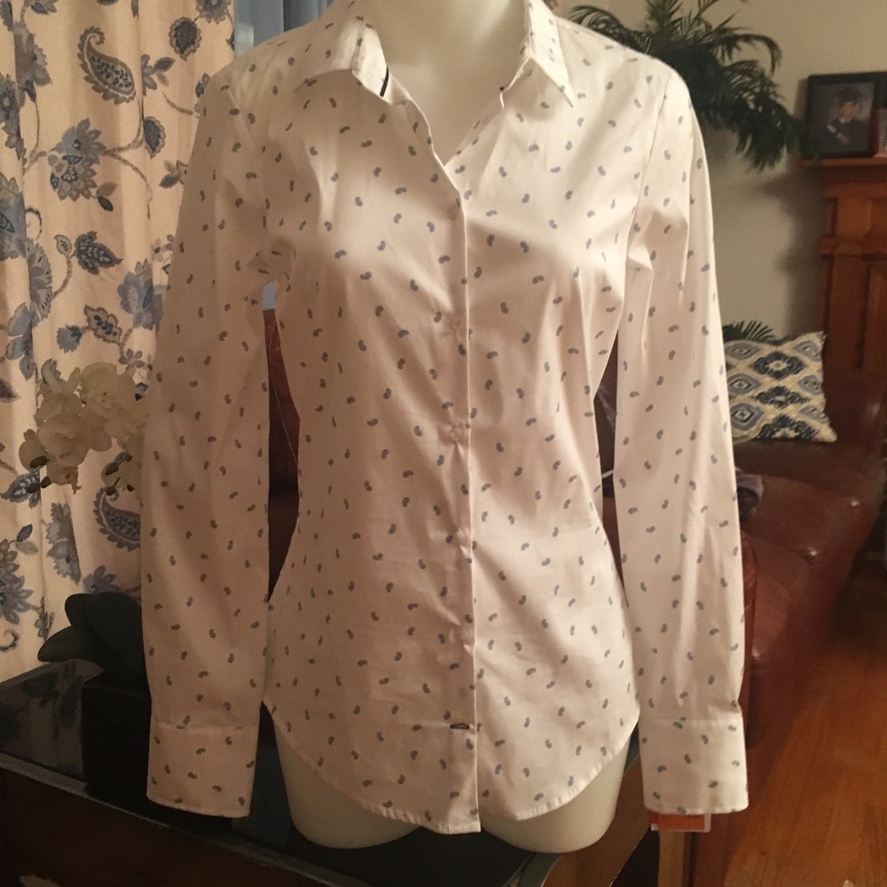 ZARA printed oxford shirt